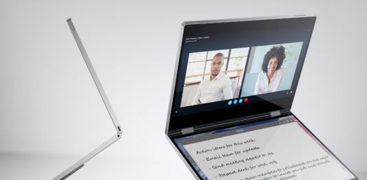 Dell Concept Ori y Duet, laptops de pantalla flexible para 2020