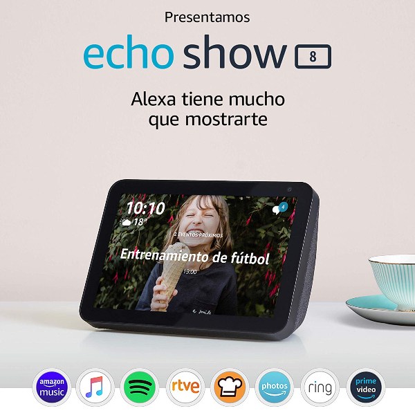 Echo Show 8, el nuevo altavoz-pantalla ya está a la venta