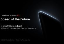 realme X50 Pro 5G se presentará en el MWC 2020 realme X50 Pro 5G se presentará en el MWC 2020