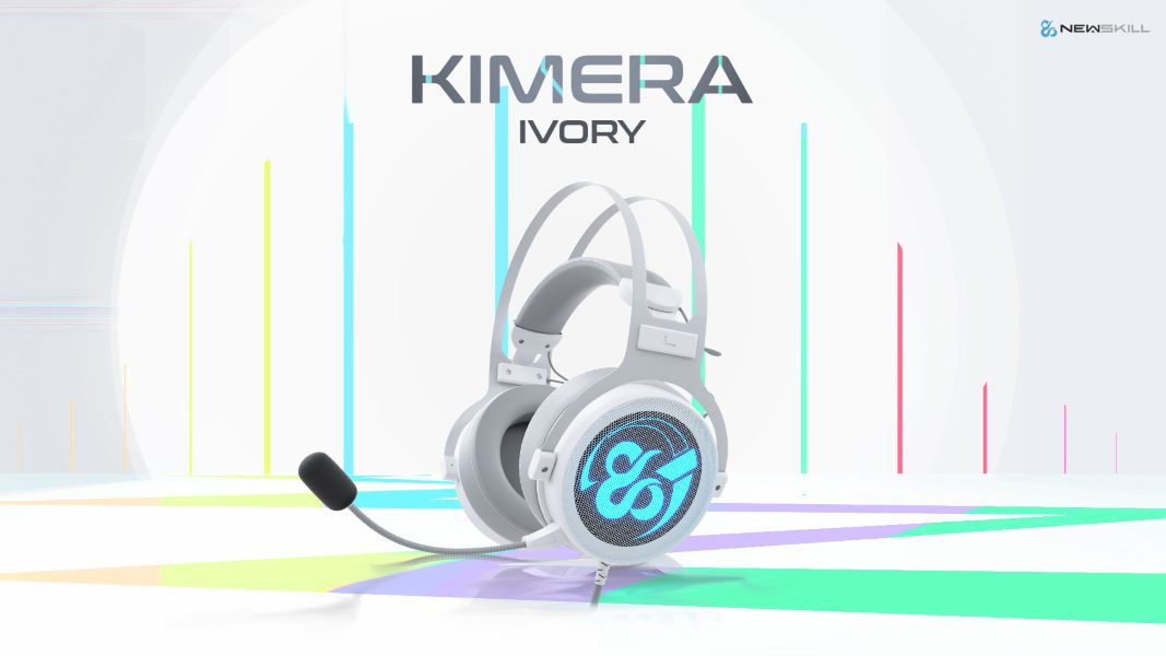 Newskill Kimera V2 Ivory - Auriculares Gaming RGB 7.1