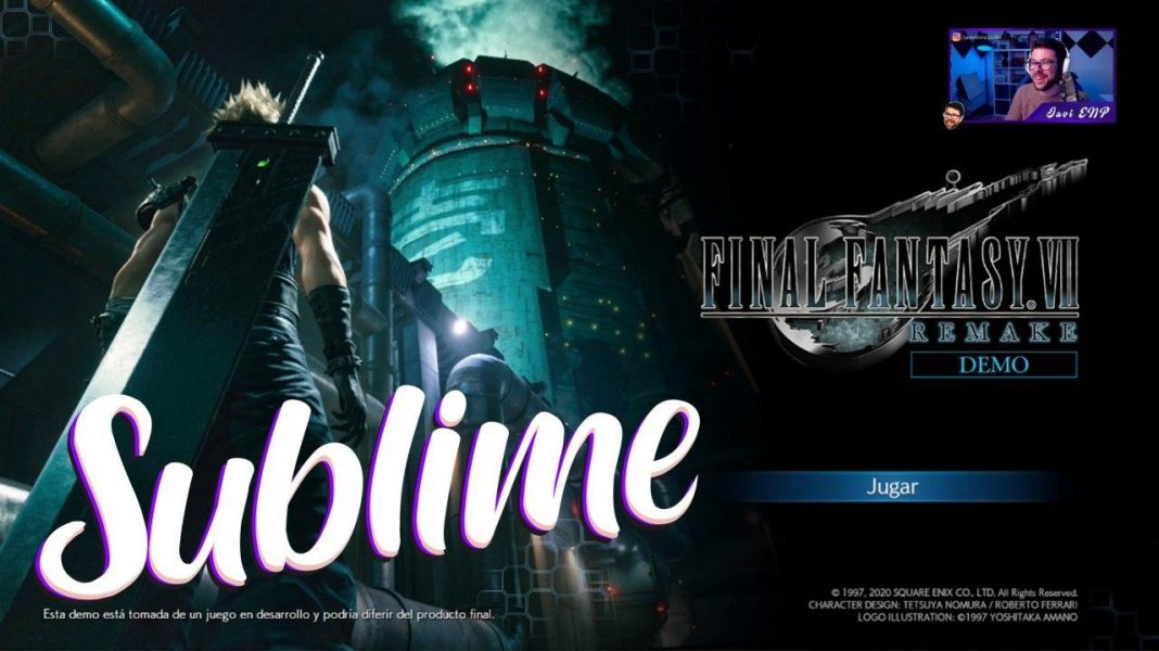 Final Fantasy VII Remake Demo PS4
