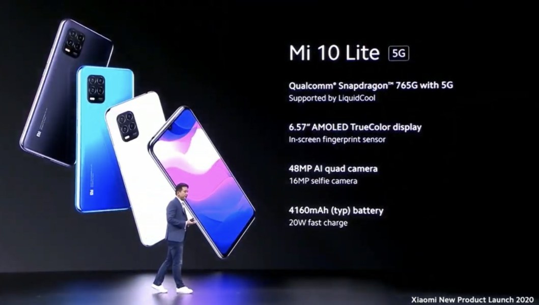 Xiaomi Mi 10 Lite 5G - especificaciones