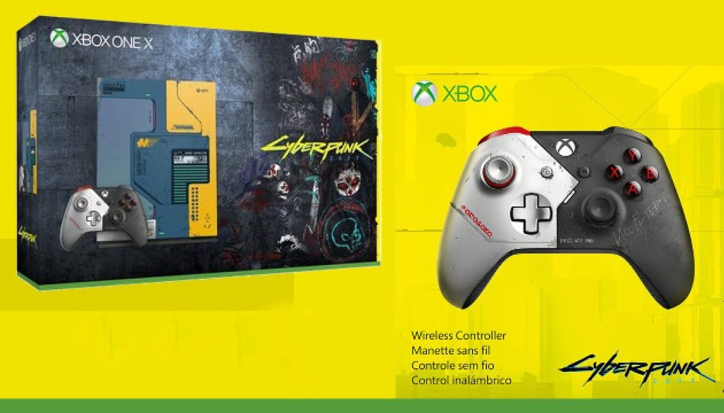 Cyberpunk 2077 llega a Xbox One X ¡consola personalizada!