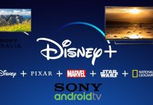 Disney+ disponible en los televisores Sony con Android TV