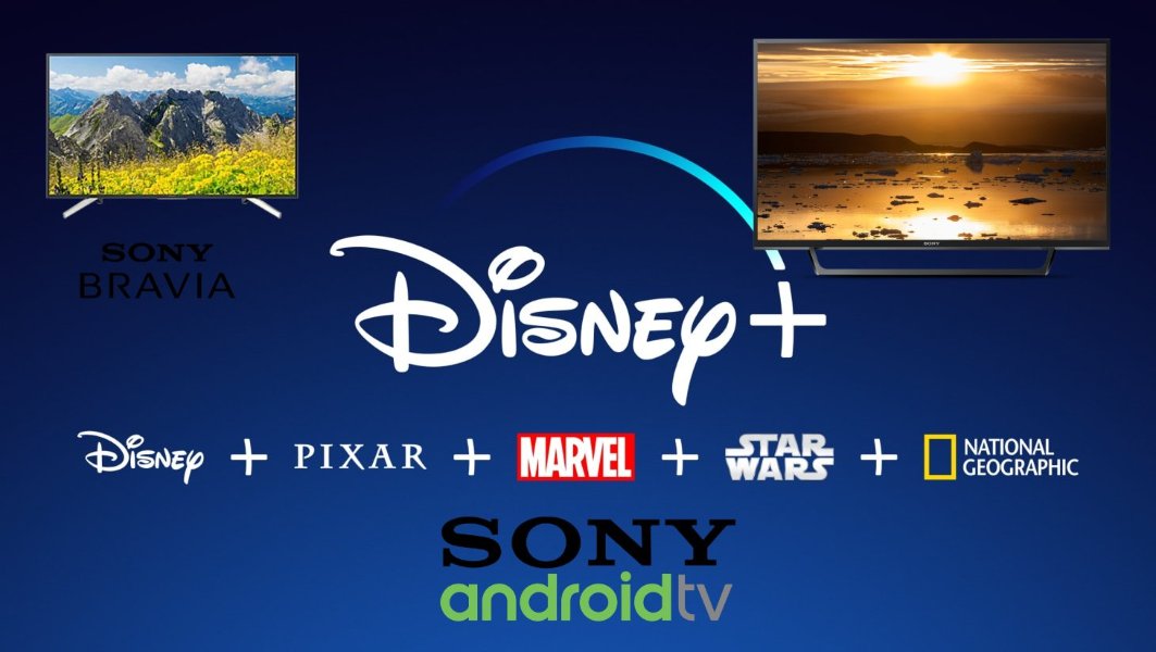 Disney+ disponible en los televisores Sony