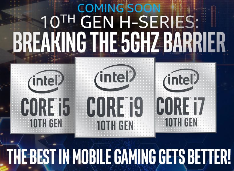Intel 10th Gen Comet Lake con hasta 5.3GHz