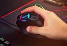 Krom Kaox, ratón diseñado para reducir la tensión muscular