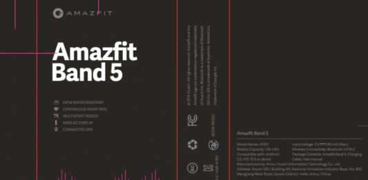 Amazfit Band 5 será una Xiaomi Mi Band 5 renombrada