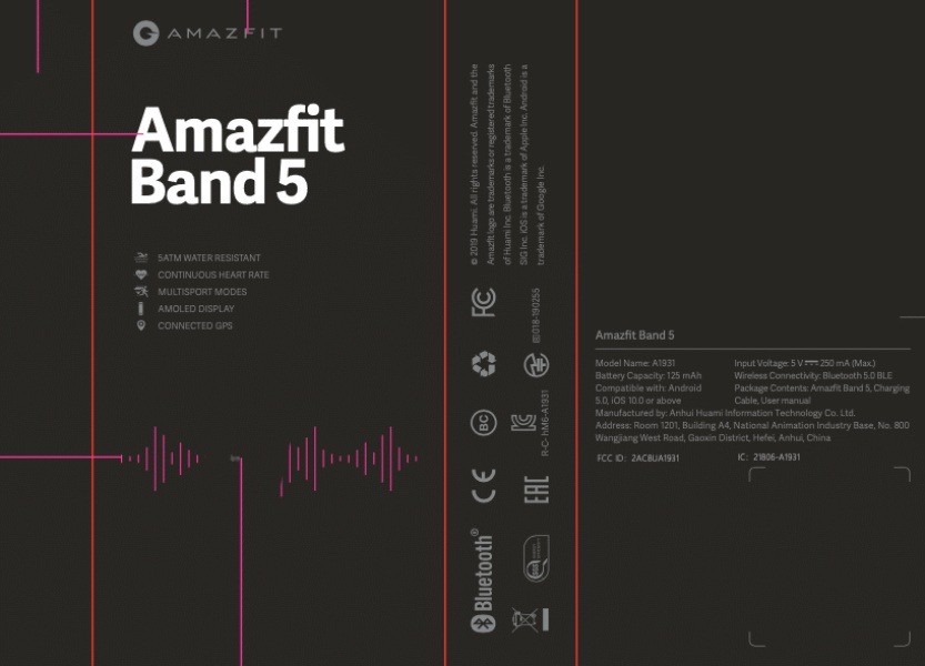 Amazfit Band 5 será una Xiaomi Mi Band 5 renombrada