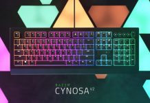 Razer Cynosa V2, con iluminación RGB por teclas individuales Razer Cynosa V2