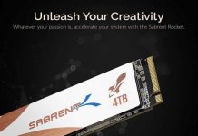 Sabrent: primer SSD NVMe PCIe 4.0 de 4TB del mundo