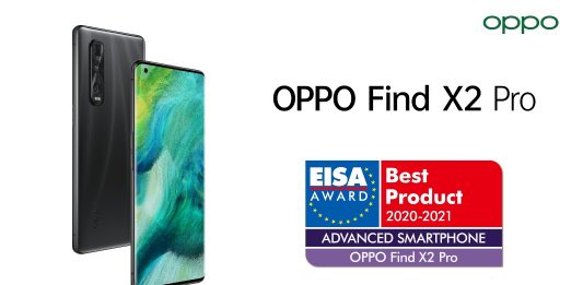 OPPO Find X2 Pro gana el premio EISA Mejor Producto 2020-2021