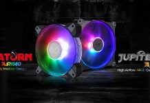 InWin ventiladores con conexión en cadena serie Saturn y Jupiter InWin serie Saturn y Jupiter