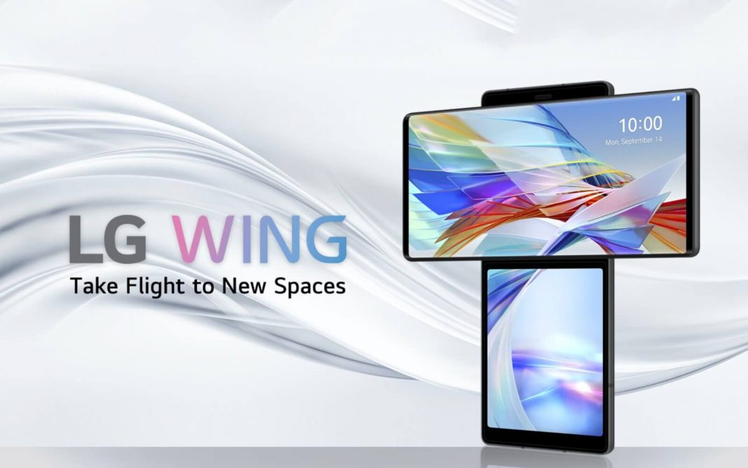 LG WING con pantalla giratoria sorprendente y oficial