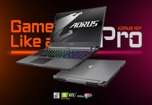 AORUS 15P, nuevo portátil gaming profesional ultra delgado GIGABYTE AORUS 15P