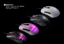 ROCCAT Burst Pro y Burst Core con Titan Optical Switch ROCCAT Burst Pro y Burst Core