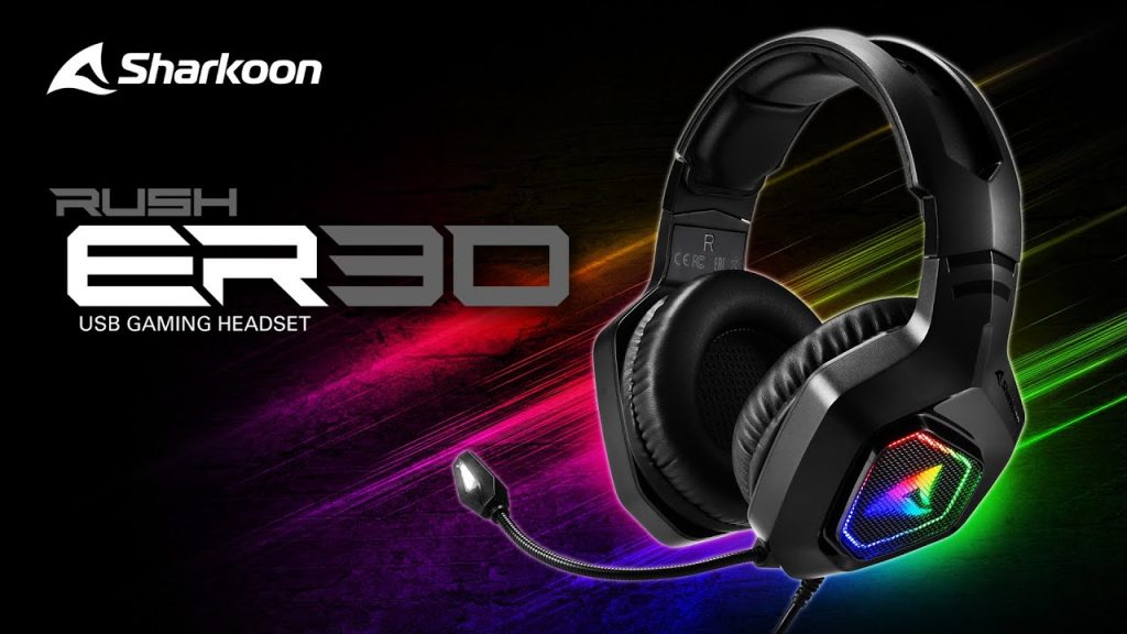 RUSH ER30, los nuevos auriculares gaming de Sharkoon