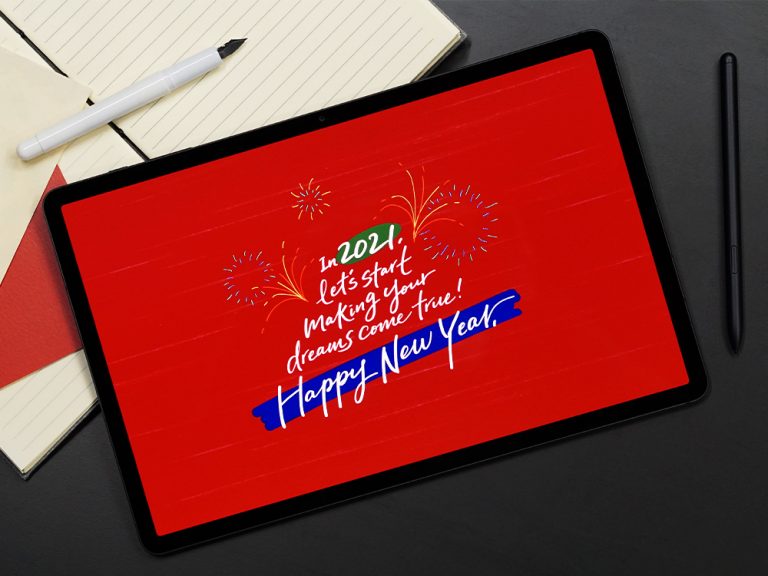 Domina la caligrafía e ilustración con Galaxy Tab S7+