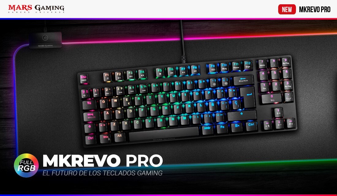 El futuro de los teclados gaming MKREVO PRO