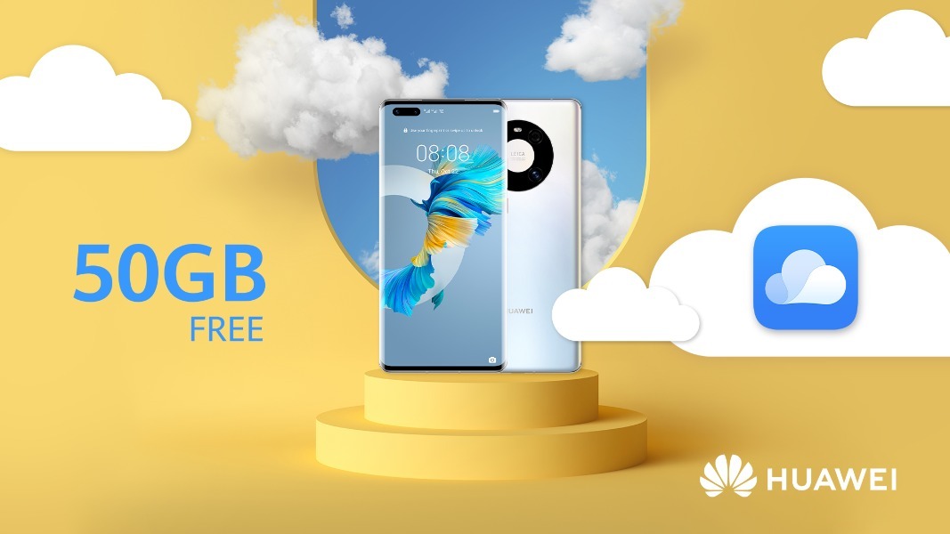 HUAWEI Mobile Cloud con 50GB gratis durante 12 meses