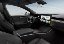 Elon Musk muestra un diseño actualizado de Tesla Model S con una videoconsola en su interior Diseño actualizado de Tesla Model S