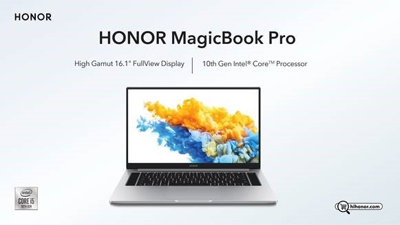 HONOR MagicBook PRO con Intel Core de 10ª Gen