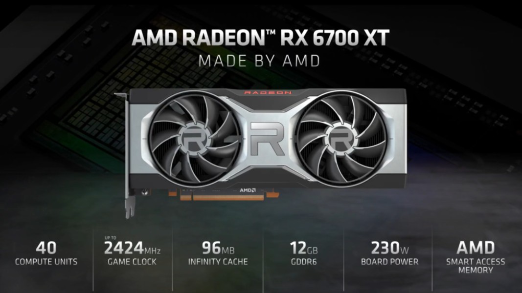 Radeon RX 6700 XT llega con aumento de 2581MHz