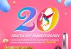 ADATA celebra su vigésimo aniversario y PREMIOS por 50.000$ ADATA celebra su vigésimo aniversario: 20 AÑOS