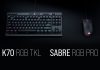 CORSAIR K70 RGB TKL y SABRE PRO: Creado para campeones CORSAIR K70 RGB TKL y SABRE PRO: Creado para campeones
