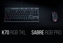 CORSAIR K70 RGB TKL y SABRE PRO: Creado para campeones CORSAIR K70 RGB TKL y SABRE PRO: Creado para campeones