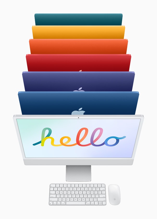 iMac completamente nuevo, muy colorido y pantalla Retina 4.5K