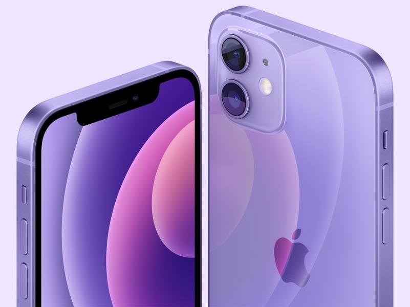 iPhone 12 y iPhone 12 mini en un nuevo y sorprendente púrpura / morado