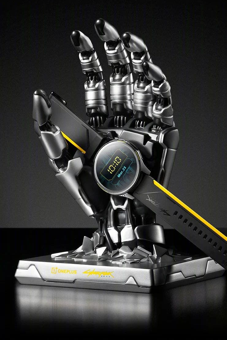 OnePlus Watch Cyberpunk 2077 Limited Edition con cargador Johnny-Silverhand