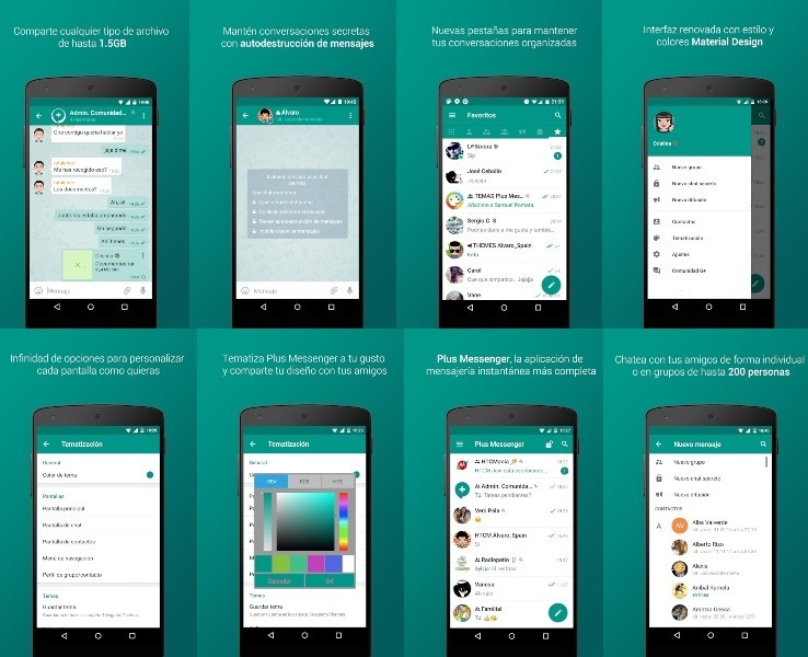 Plus Messenger, primera aplicación social para wearable