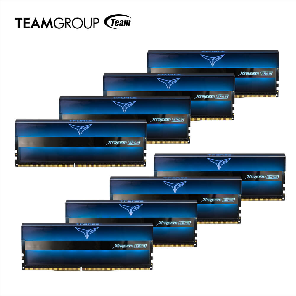 TeamGroup ARGB Xtreem con 8 módulos de hasta 256GB