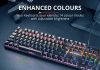 Teclado gaming mecánico económico y ultrarrápido Trust GXT 863 Mazz