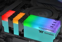 Thermaltake ToughRAM RGB DDR4 en variante de color pastel Thermaltake ToughRAM RGB DDR4