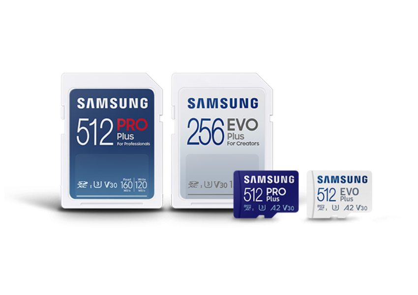 Samsung PRO Plus y EVO ➡️ Nuevas tarjetas microSD