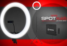 Ozone Spot X46, aro de luz LED profesional para un streaming de cine Ozone Spot X46