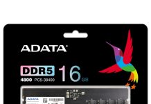 ADATA DDR5-4800 módulo de memoria de próxima generación ADATA DDR5-4800