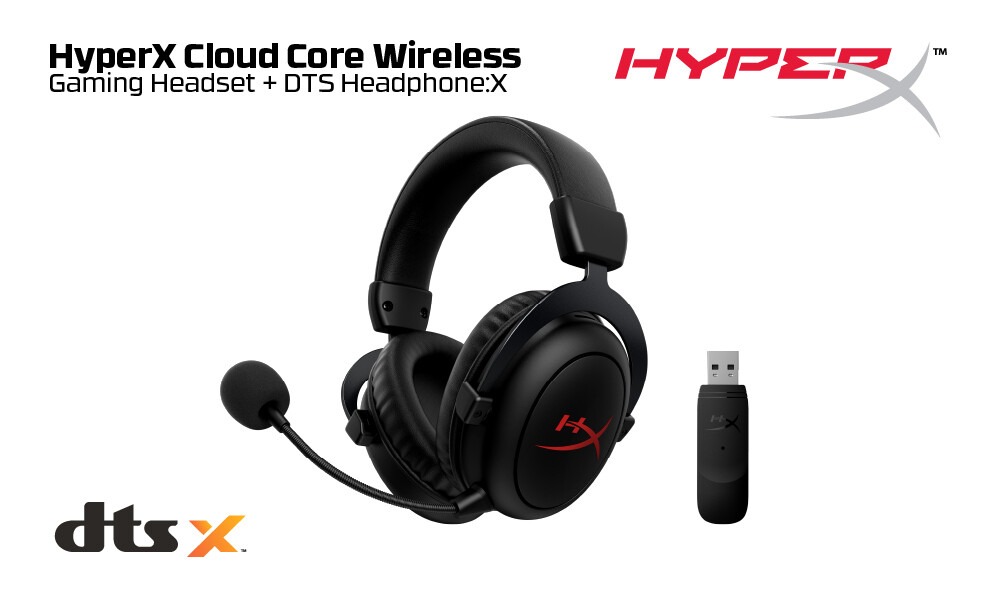 HyperX Cloud Core auriculares inalámbricos con DTS Headphone X