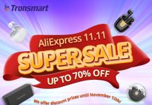 Superventas de Tronsmart en Aliexpress por el 11 del 11 Superventas de Tronsmart en Aliexpress por el 11 del 11