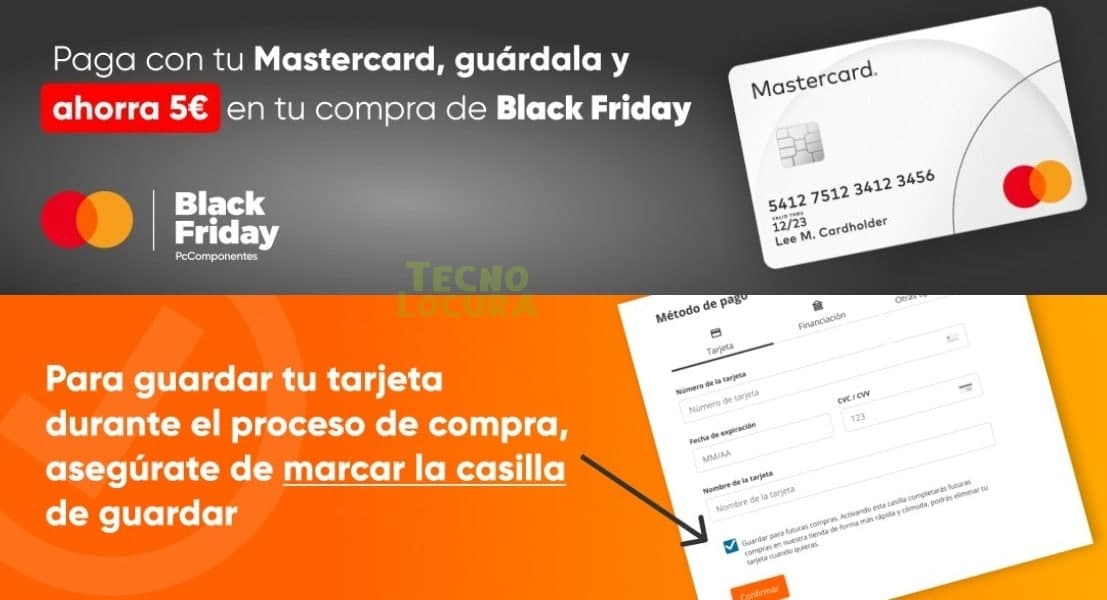 5€ descuento directo por compras con Mastercard
