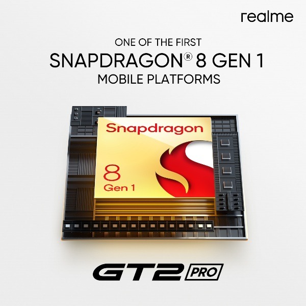 realme GT 2 Pro incorporará el nuevo procesador Snapdragon 8 Gen 1