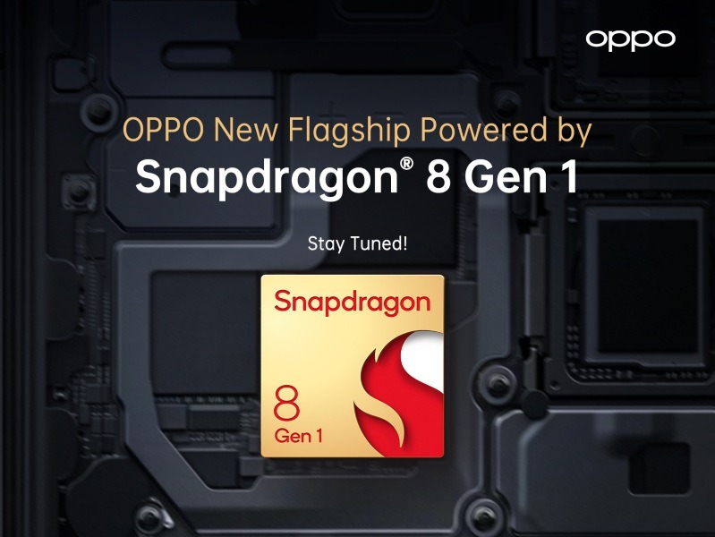 El próximo buque insignia de OPPO de los primeros en contar con Snapdragon® 8 Gen 1