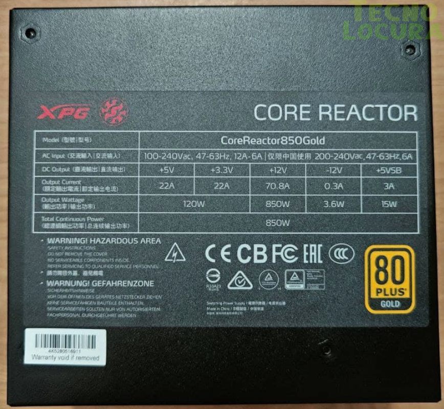 XPG CORE Reactor 850W review