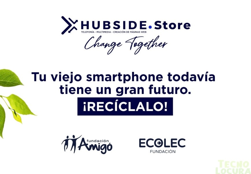 Change Together, campaña solidaria de reciclaje de Hubside.Store, Fundación Amigó y ECOLEC