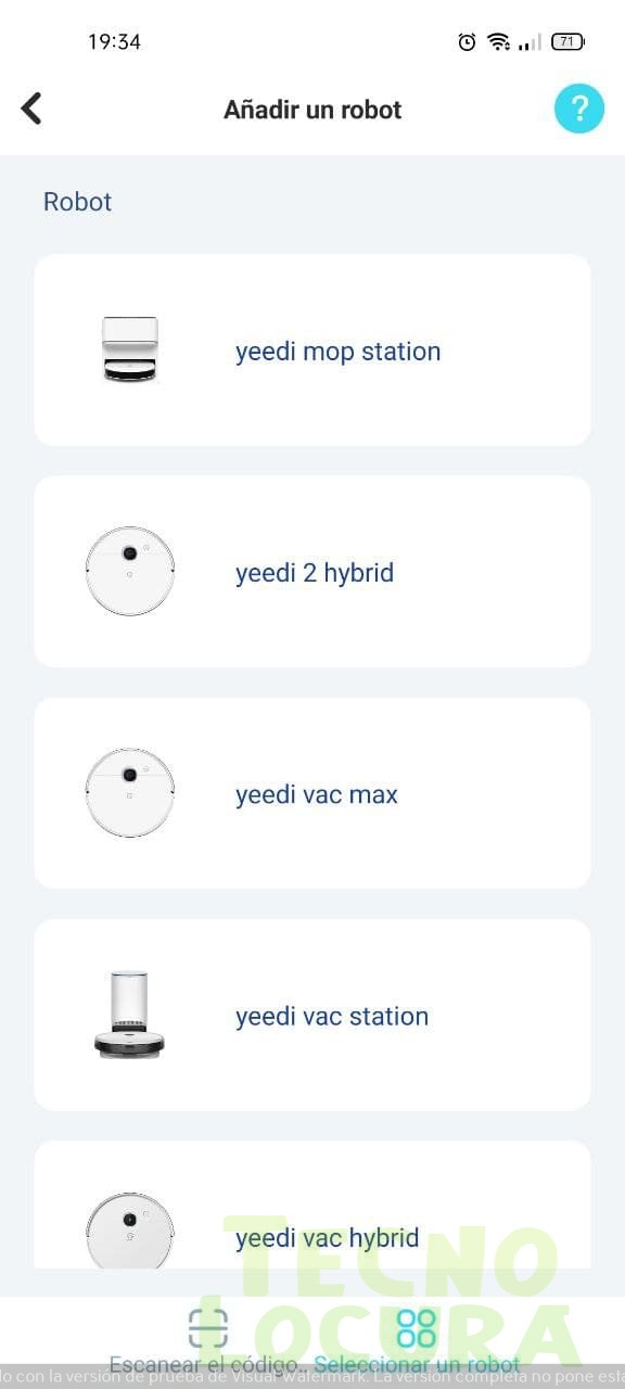 yeedi vac hybrid app