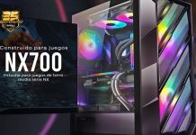 Antec NX700 con ventiladores ARGB de 185mm preinstalados y malla geométrica Antec NX700 con ventiladores ARGB de 185mm preinstalados y malla geométrica