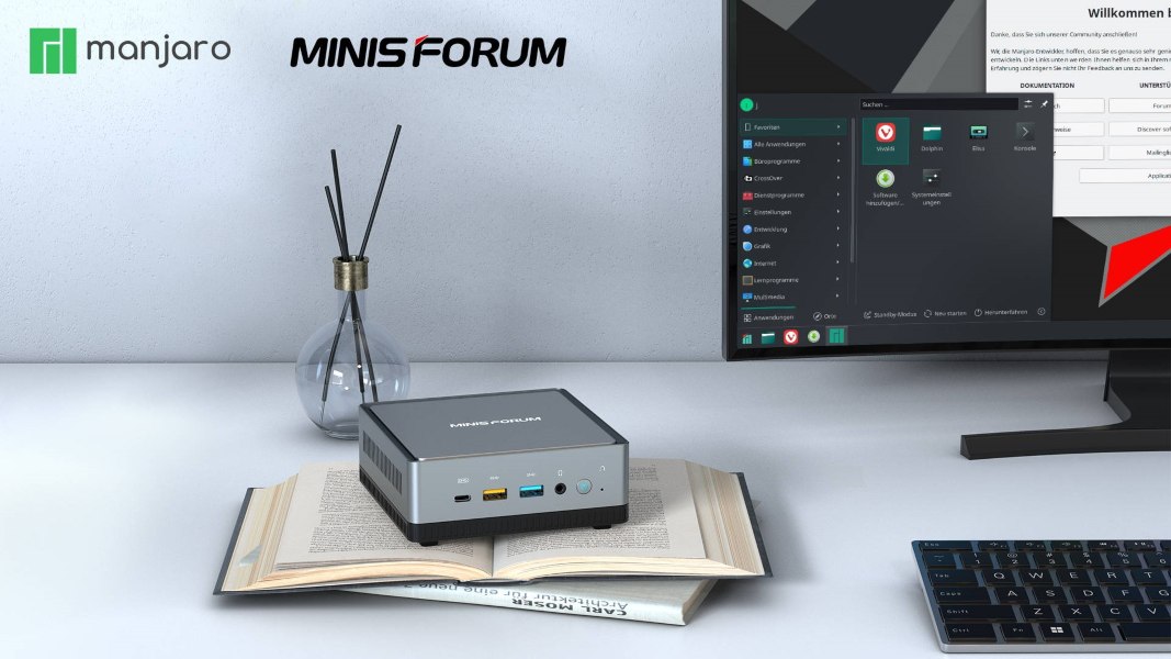 Mini PC con Linux de la mano de MinisForum y Manjaro: EliteMini UM700